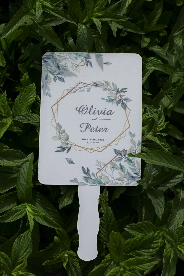 Wedding Handfan Print - Professional Printing Services